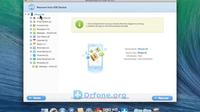 [Mac iPhone 5C Bookmark Recovery] Recover Safari Bookmarks from iPhone 5C Without Backup on Mac смотреть онлайн