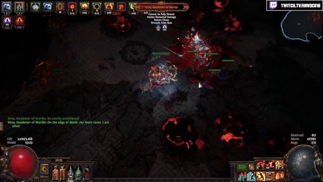 Boneshatter Juggernaut Uber Sirus [3.18 PoE]