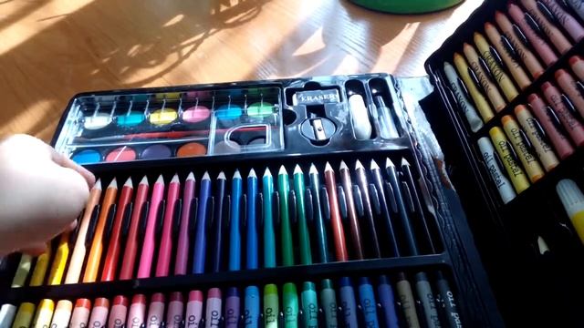 ?Обзор на набор для рисования))) Супер мега Арт набор смотреть онлайн