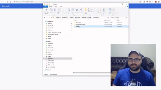 Installing Python3 on Windows 10 смотреть онлайн
