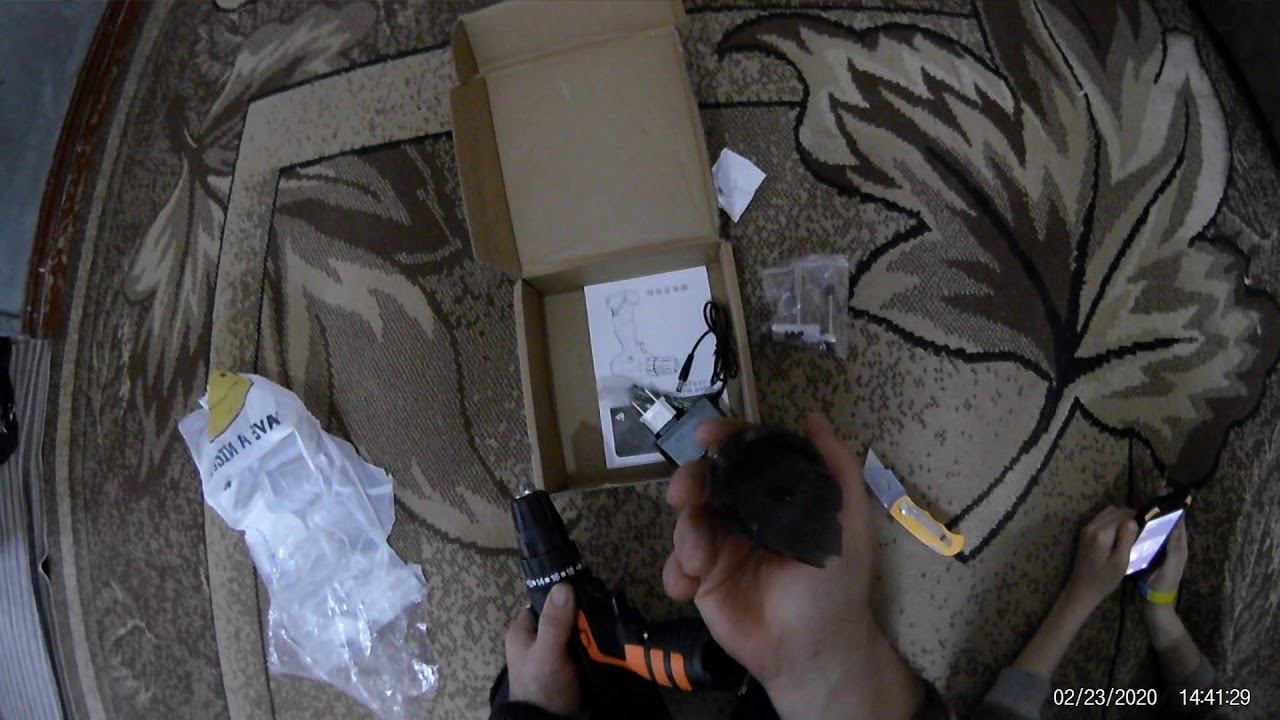 Шуруповерт HABO аккумуляторный Li-ion 12V смотреть онлайн