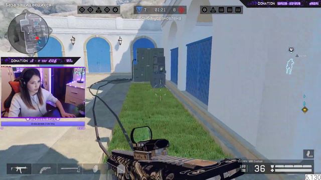 Warface стрим - Девушка на 1 лиге РРРМММ - Сервер Альфа смотреть онлайн