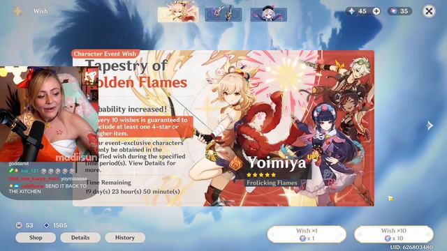 Yoimiya Pulling for Yoimiya?! | Genshin Impact Cosplay смотреть онлайн