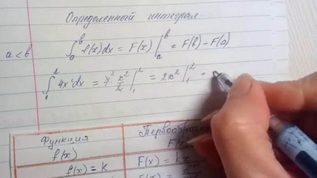 Определенный интеграл смотреть онлайн