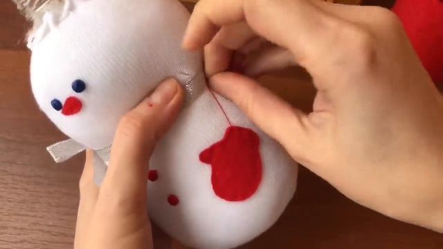 How to make SNOWMAN VASE and SILVER TWIGS. Christmas decoration DIY. смотреть онлайн