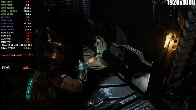 Dead Space GTX 1650 - i7 3770 - 1080p смотреть онлайн