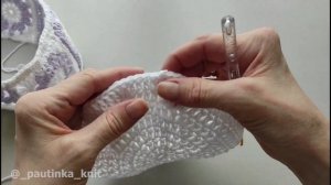 Панама из Мотивов Ромашками Крючком без Расчётов и на Любой Размер Chamomile panama #_pautinka_knit