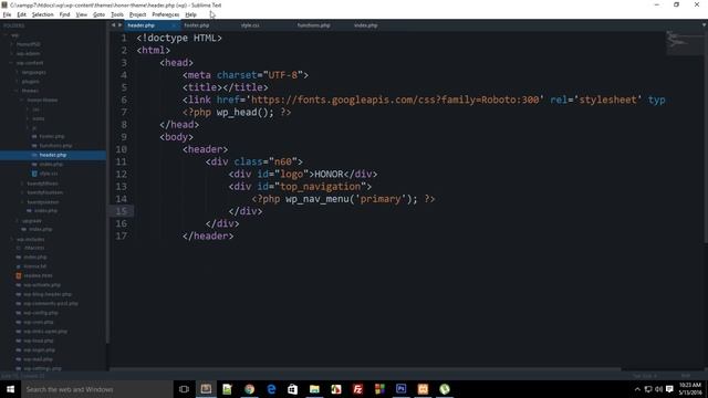 WordPress Theme Development Tutorial 11: Creating Header смотреть онлайн
