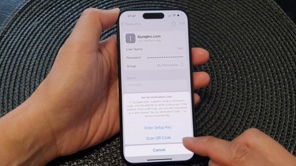 iPhone iOS 17: How to Generate 2FA Authentication Code