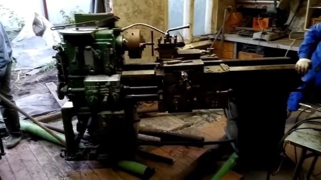 Как занести токарный станок 1А95 в дом смотреть онлайн