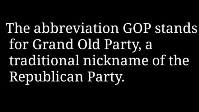 What does Gop stand for ? |GLORY | смотреть онлайн