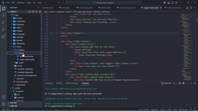 Build a blog with CodeIgniter 4 - #3 Download & Integrate (DeskApp) admin template in CI4 смотреть онлайн