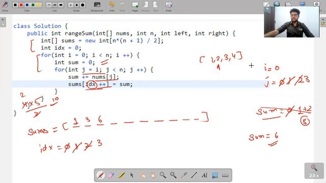 Range Sum of Sorted Subarray Sums| Leetcode 1508| Leetcode Biweekly 30 | Java| Hindi смотреть онлайн