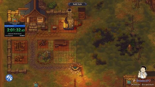Graveyard Keeper Speedrun - Glitchless Portal% in 16:06:38! (Part 1) смотреть онлайн
