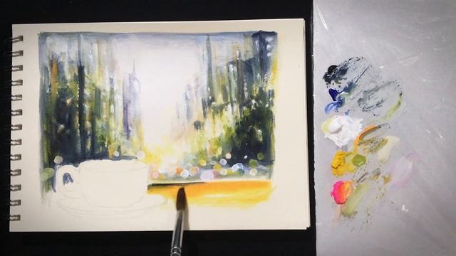HOW TO DRAW Rain By The Window || 1 Chút Thư Giản cho Đầu Năm 2022 // /?27.painting смотреть онлайн