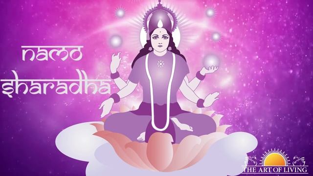 Namo Sharada Namo Sharada Mata | Bhanumathi Narasimhan | Navratri Art of Living Devi Bhajans смотреть онлайн