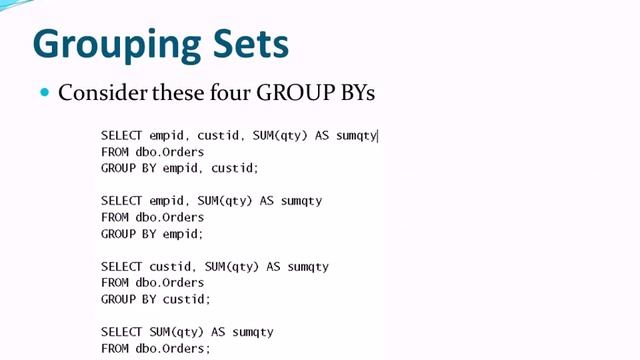 Pivot, Unpivot, and Grouping Sets (Part 2).avi смотреть онлайн