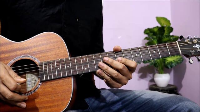 Valentine's Special - Aashiqui 2 Love Theme On Guitar | Super Easy Lesson For Beginners смотреть онлайн