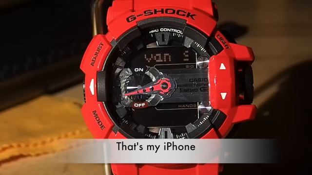 Casio G-Shock Bluetooth GBA-400 G'MIX Shift Hands function, Bluetooth Set-up and LED Backlight. смотреть онлайн