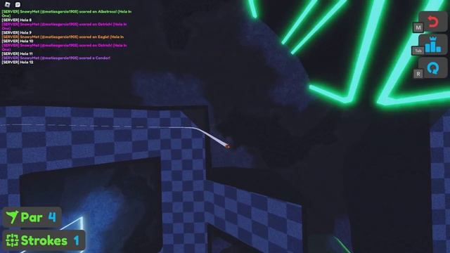 Super Golf Roblox - New Cyber Map In 20 Strokes! (Normal Settings) смотреть онлайн