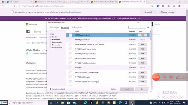 PHP - Instalação da extensão no IIS via Webpi смотреть онлайн