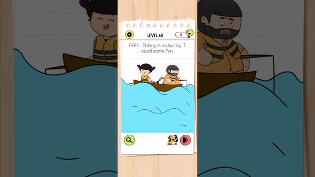 Brain Test 4 Level 60 Walkthrough Solution смотреть онлайн