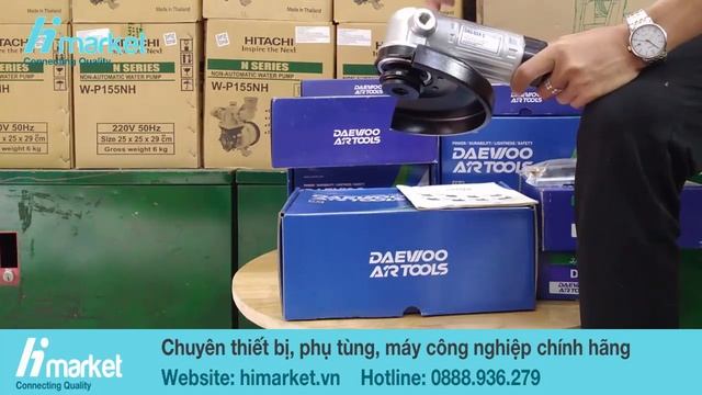 Máy mài góc hơi 180mm DAEWOO DAG-6SX-1 ,chính hãng LH: 0888936279 смотреть онлайн