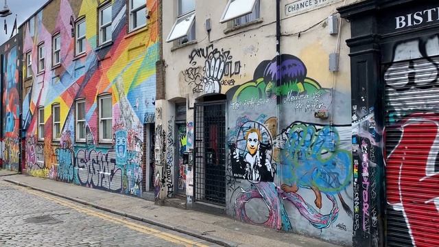 LONDON STREET ART TOUR | Brick Lane | Shoreditch | Spitalfields | East London смотреть онлайн