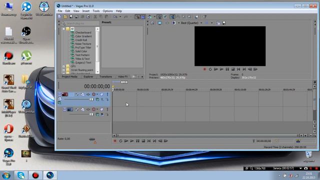 Как сделать интро для видео на ютуб при помощи Sony vegas pro 11 смотреть онлайн