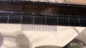 Способ вязания мохера и толстой пряжи на вязальной машине.