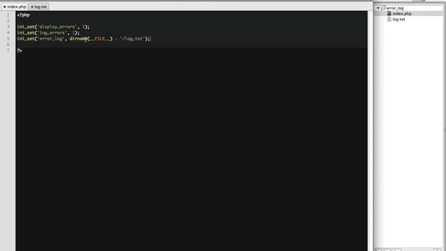 How to Log Errors to a Text File with PHP смотреть онлайн