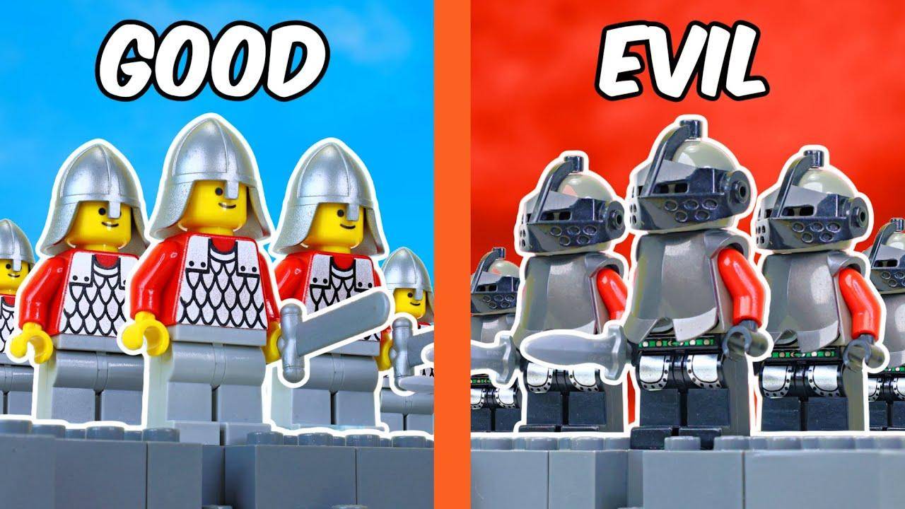 Я смоделировал LEGO WAR... перевод - TD BRICKS