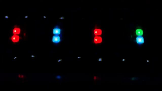 Морской аквариум 1000л+200л самп. Добавил лампы RGB к синим и белым. смотреть онлайн