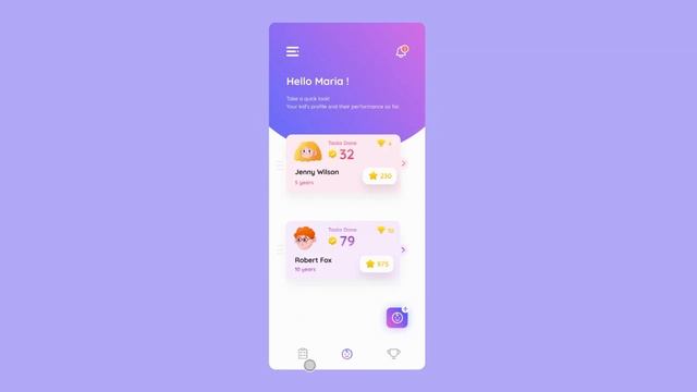 UI/UX Prototype of Kidly - An app for parents to manage kid's chores | Done with Figma смотреть онлайн