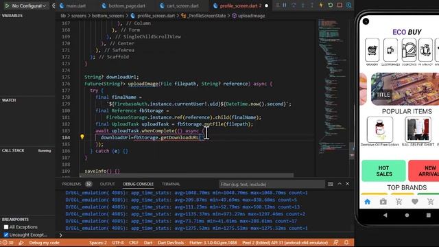 Flutter lecture 41 make profile page with firebase | flutter tutorial in Hindi/Urdu смотреть онлайн
