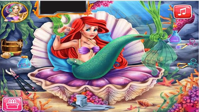 Mermaid Princess Hospital Recovery | Disney Princess Games | Doctor Games смотреть онлайн