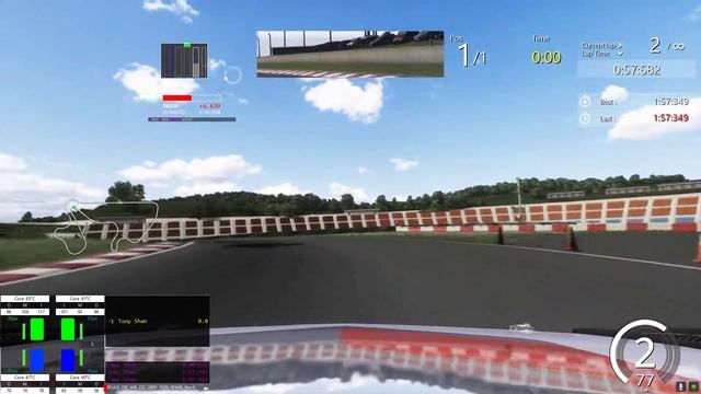 Assetto Corsa Honda Civic FK7 WTCR Autopolis 1:56.421 смотреть онлайн