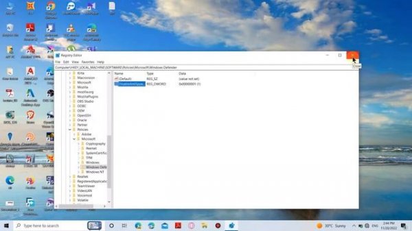 How to permanently disable windows defender from windows 10