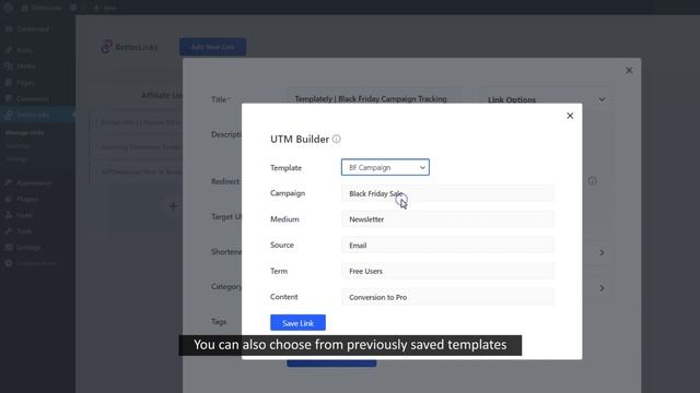 How To Create UTM Builder Templates In BetterLinks смотреть онлайн