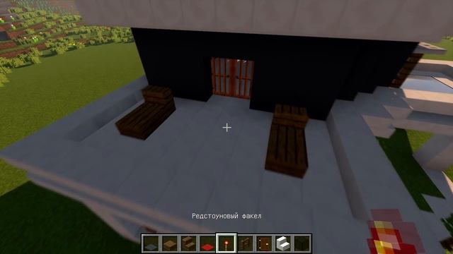 Большой ДОМ ХАЙ-ТЕК В МАЙНКРАФТЕ! (2 бассейна, 2 этажа и 2 балкона) смотреть онлайн