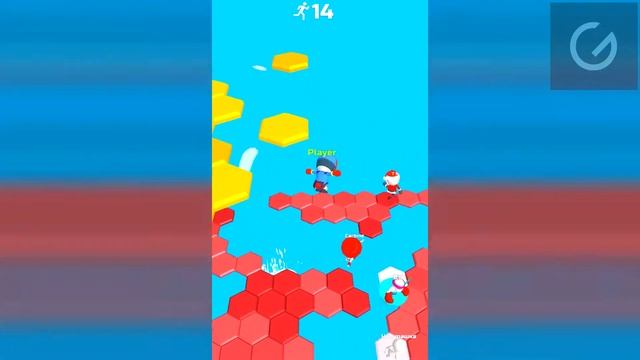Do Not Fall .io - Mobile Gameplay Walkthrough Part 2 (iOS, Android) смотреть онлайн