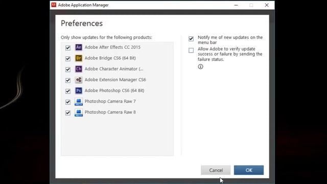 How to disable Adobe Application Auto Updates Notifications смотреть онлайн