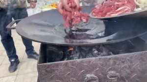 МЯСО И ЛАПША НА КОСТРЕ ? ЖАРЕНЫЙ ЛАГМАН ?как приготовить?рецепт