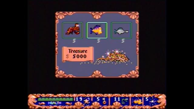 Ariel: The Little Mermaid - Full Gameplay - Sega Genesis / Mega Drive смотреть онлайн