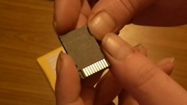 Распаковка (unboxing) адаптера Memory Stick PRO Duo-Micro SD