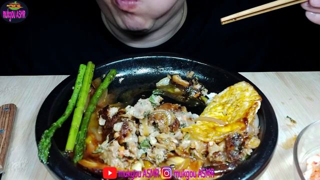 #121_Special hamburger steak !먹방 ASMR 7년근 도라지가 들어간 수제 킹 치즈 함박스테이크 *NO TALKING EATING SOUNDS MUKBANG смотреть онлайн