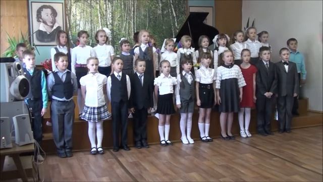 Хор младших классов Г.Струве "Бабушкины сказки" смотреть онлайн