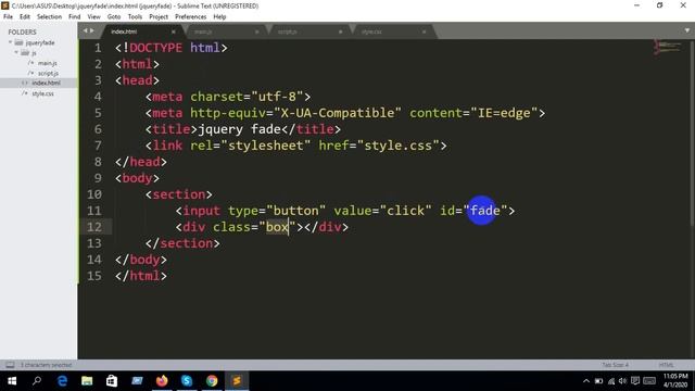 jQuery Basic Tutorial (Bangla) | jQuery fadeIn effect (Part-05) смотреть онлайн