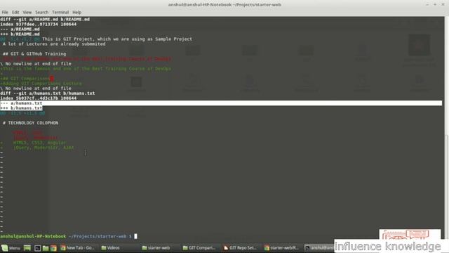setup git project,compare working and stage area,compare work and git repocompare смотреть онлайн