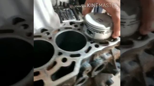 Uch silindrli motorni yigish. Matiz motor/ сборка трёх цилиндрогого мотора смотреть онлайн